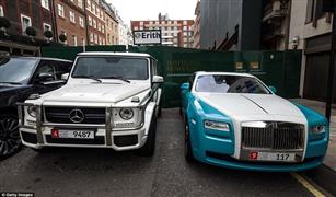 بالفيديو والصور ...أثرياء العرب يستعرضون سياراتهم الفارهة في شوارع لندن