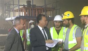 وزير النقل من محطة مترو أنفاق الزمالك: نظام آمن لإنشاء المحطات يحافظ على سلامة المباني| صور
