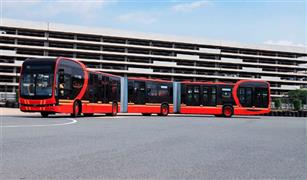  شركة بى واى دي تستعرض أطول حافلة كهربائية في العالم 