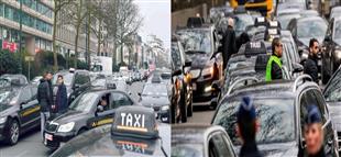 فعلوها إعتراضا :«سائقو أوبر» يغلقون طرقا احتجاجا على إغلاق جزئي في بروكسل