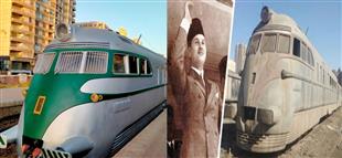 موجود فى المخزن منذ 72 عاما : قطار الملك فاروق  به 12 جهاز تليفون فى الغرف والصالونات حتى كبينة السائق
