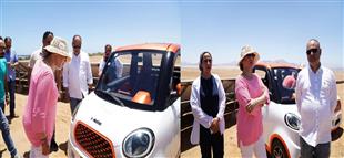 سيارات كهربائية بأيدي مصرية في محمية نبق.. ووزيرة البيئة: ندرس التوسع بمناطق أخرى  