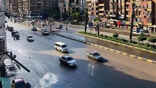 تصادم سيارة ملاكى بميكروباص على اوتوستراد المعادى وسيولة بمحاور القاهرة والجيزة 