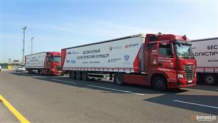 والعالم يتابع الحرب :3 شاحنات مسيّرة روسية الصنع تسير في أوتوستراد "بطرسبورغ – موسكو"