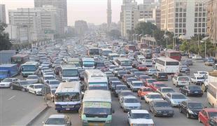 إحذر:تكدس السيارات على الطريق الدائري ومحور ٢٦ يوليو وميدان التحرير 